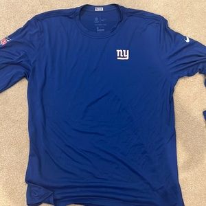 XL New York Giants team issued long sleeve T-shirt.
